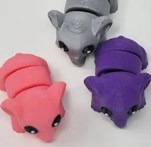 3D Printed Elephant Fidget Toy: Sensory Stress Relief for Kids & Adults