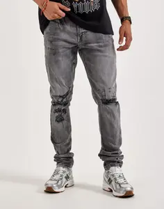 Jordan Craig Basic Sean Slim Distressed Denim Jeans