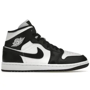 Jordan Women's 1 Mid Panda Basketball Shoes, from StockX