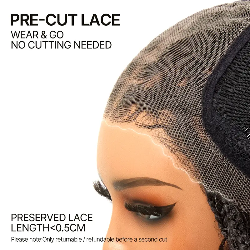 Veralux Blend Human Hair Glueless Lace Wig 28 Inch Straight HD Lace Beginner New Arrival] [Blend]Frodio Veralux™ Blend Human Hair Easy  main image 4