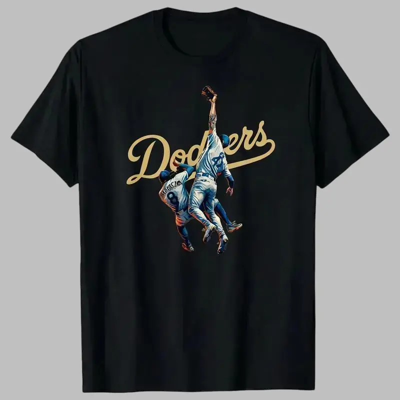 The Catch Dodger T-Shirt, Game 7 LA Baseball Moment Short Sleeve Tee, Champions Fan Gear, Vintage Sports Graphic Gift, Unisex Outfit Full