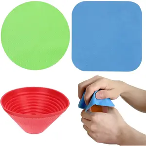 Jar Opener Gripper Pad, 3 count Rubber Jar Opener Grippers Lid Opener Bottle Openers for Seniors Weak Hands  for  Bottles