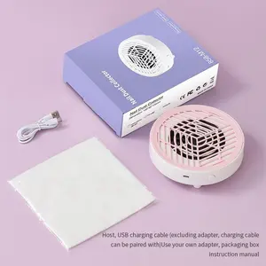 Nail Art Vacuum Cleaner, Nail Dust Collector with Reusable Filter, Powerful Quiet Fan, Long Battery Life, Perfect Gift for Festivals