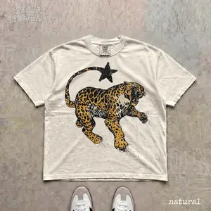Vintage Inspired Jaguar Shirt Retro Nature Graphic Tee Trendy Animal Print Top Y2K, Comfort Colors Graphic Tee, Pigment Dyed Shirt, Relaxed Fit Vintage Style