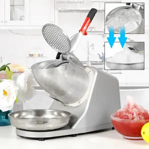 Ice Shaver Machine Ice Crusher Electric Snow Cone Maker Stainless Steel ShavingXXAllDayGoods7