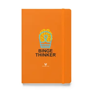 Hardcover bound notebook