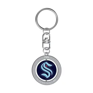 Seattle Kraken Spinner Logo Keychain