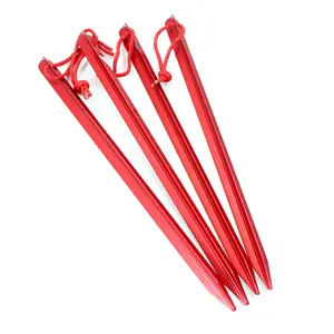 ASR Outdoor 9 Inch Aircraft Grade Aluminum Camping Stakes Tent Pegs