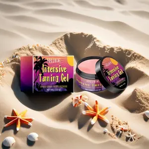 Peach Gel (100g X 3), Summer Sun Beach, Sunless Beauty, Deep Moisturizing Skin, Gel Form, No Flammable Liquid