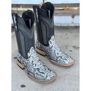 Men CowBoy Teo Boots Natural