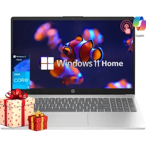 HP 15.6" Touchscreen Laptop | Win 11 Home, 13th Gen i3, Copilot AI, Up to 32GB RAM, 512GB SSD, Wi‑Fi 6, Suit for Business&Student