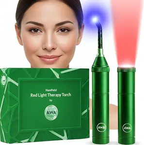 Red Light Therapy for Face, Torch with Pointer Tip, Including Infrared Light Therapy for Body & Blue Light Therapy for Face