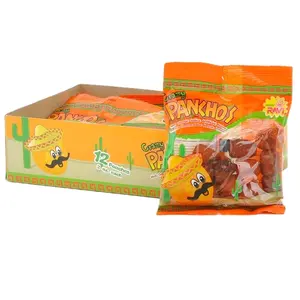 Crazy Panchos - Hot orange gummies artificial flavors (12 pieces)