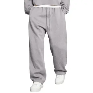 JMIERR Men's Casual Baggy Pants Wide Leg Lounge Travel Pants with Pockets