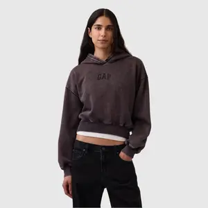 GAP VintageSoft Crop Logo Hoodie