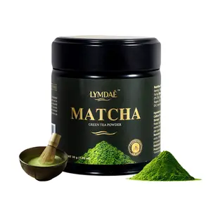 LYMDAE Ceremonial-Grade Matcha Powder—Sugar-Free, First-Harvest Matcha Powder, Finely Ground, Rich Flavor, Ideal for Lattes, Baking, and Everyday Use 1.06 oz