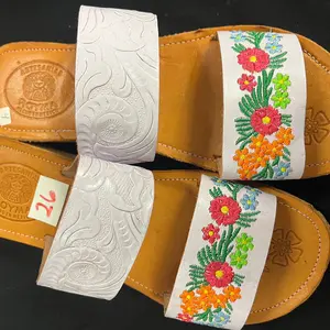 White Mexican Sandals