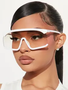 Women's Half Frame Sunglasses, Fashion Sunglasses, Trendy Sun Glasses, Modern Frames Sunglasses, Casual Versatile Design, Elegant and Stylish, Perfect for Daily Wear, Comfortable Fit