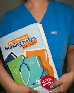 Ultimate Nursing Success Bundle: 400+ Page Handwritten Notes by an RN - Designed to Help You Ace Nursing School