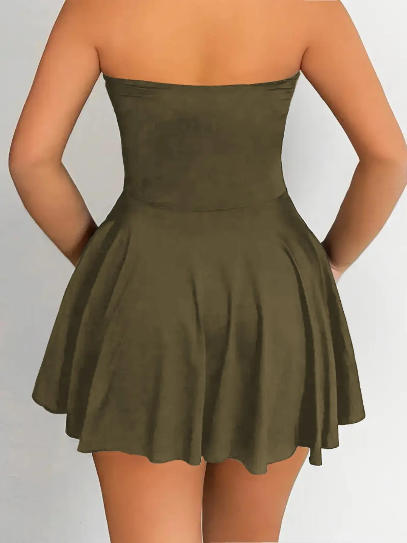 Women's Plain Tube Dress, Backless Fashion Casual Sleeveless Dress for Daily Outdoor Wear, Ladies Dress for Summer, Womenswear, Fit - TikTok Shop Women's Plain Tube Dress, Backless Fashion Casual Sleeveless Dress for Daily Outdoor Wear, Ladies Dress for Summer, Womenswear, Fit - TikTok Shop