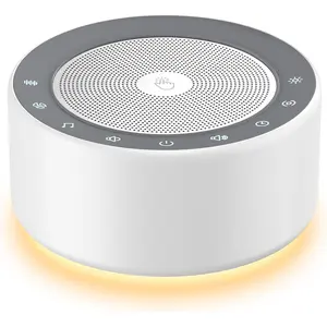 Z-RDL8  White Noise Sound Machine with Nursery Lamp, Mood Lighting, 7 Colour Night Light, 30 Soothing Sounds for Baby/Adult. Timer, Plug in, Memory Function, Touch Control