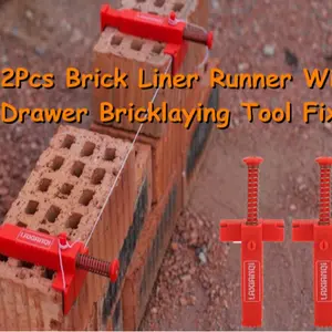Brick Lining Sliding Track, Brick Lining Plumber Tools, Masonry Tools, Construction Use Masonry Tool Accessories String Line Puller