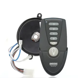 Anderic MR77A-RR7222T434-KIT Replacement Ceiling Fan Remote Control Kit for Home Decorators Collection Altura 68 Inch