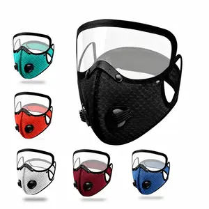 Reusable Carbon Filter Dust Mask, Breathable Adjustable Face Cover for Running, Workout, Motorcycle, Gardening & Outdoor Activities