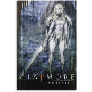 Generic Claymore Anime Poster Poster Decorative Canvas Wall Art Living Room Posters Bedroom 12x18inch(30x45cm), Unframe-style Ornaments Decoration