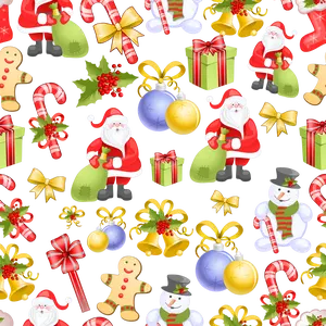 12 x 12 Traditional Vinyl  Christmas Print