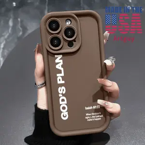 Christian "GOD'S PLAN" Isaiah 60:22 iPhone Case 17/16/15 Pro Max 14 Plus/13/12/11 Pro/Air Faith-Inspired Aesthetic Precise Fit Full Protection with Durable Craftsmanship