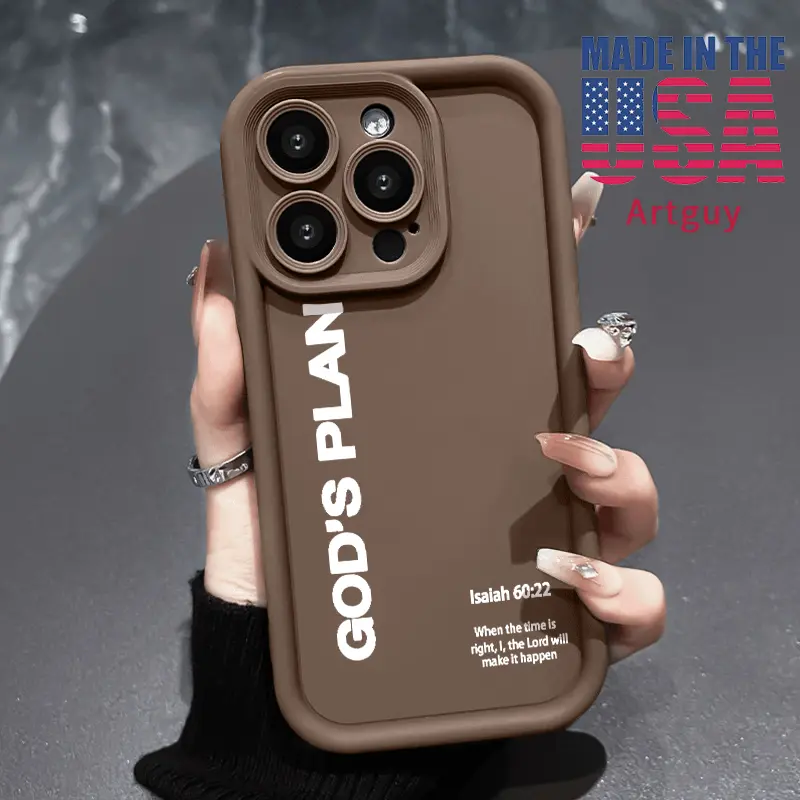 "GOD'S PLAN" Isaiah 60:22 iPhone Case for 11–17 Pro Max & Air| Christian Faith-Inspired Aesthetic, Durable Full Protection