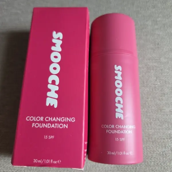 15ml Smooche Korean Color Changing Foundation For All Skin Types 15 SPF Cover Blemish Foundation Brand Original Face Base Makeup