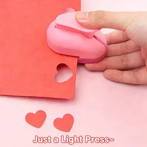 Creative Effortless Handheld Flower Pressing Tool, Artistic Punch Border DIY Craft Puncher, Handcrafted Embossing Machine for Scrapbooking