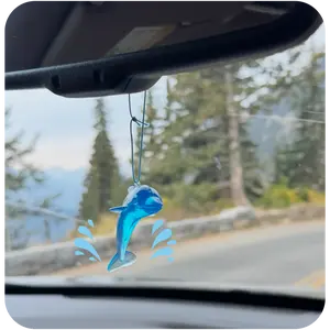 Dolphin Air Freshener Car Interior Diffusers Classic Ocean Breeze Scent Car Fragrance Accessory