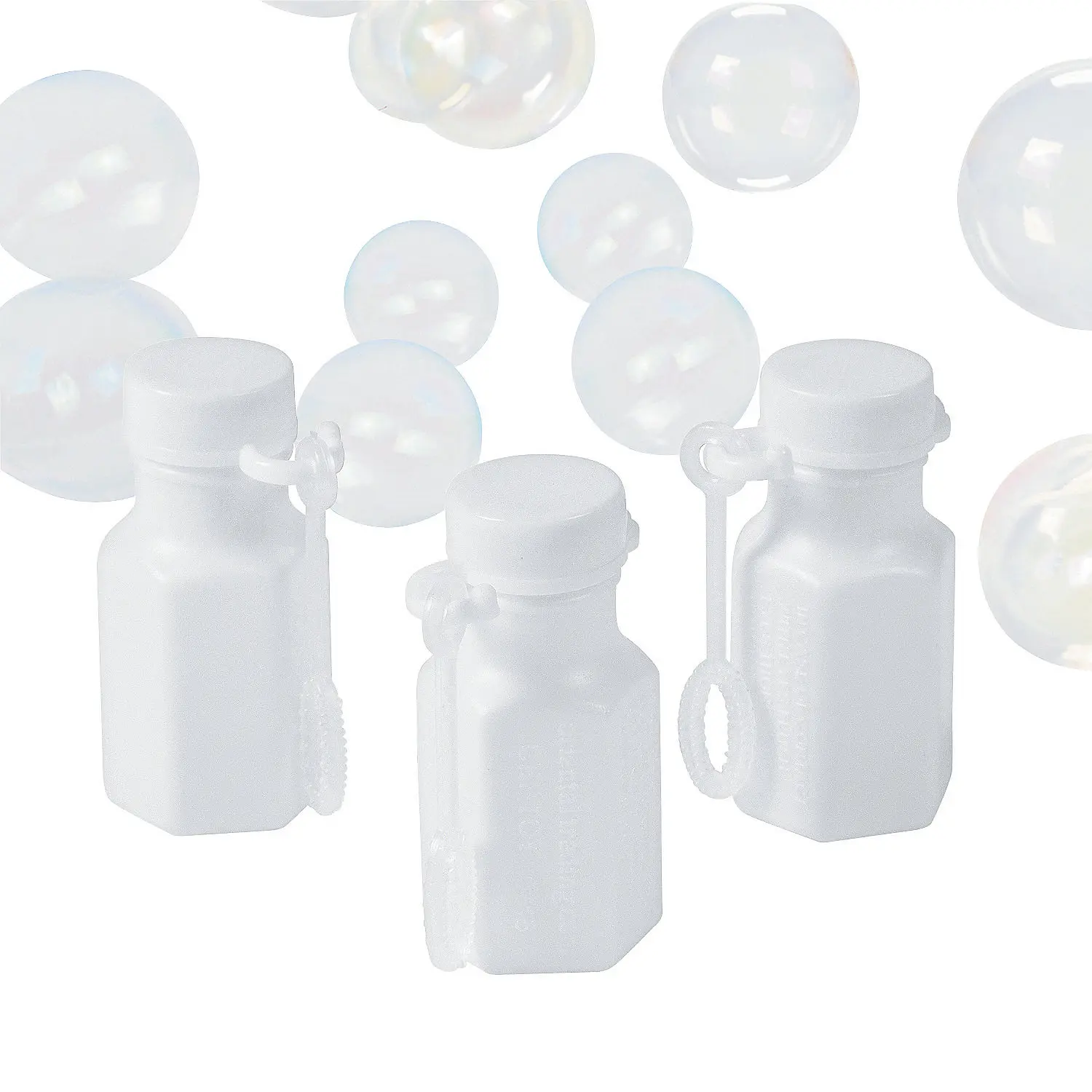 Oriental Trading Company (OTC) Bulk 48-Pc 3-oz Each Plastic Mini Hexagonal Bubble Bottles, Wedding Bubbles, Birthday Party Handouts (Toys & Hobbies, Sports & Outdoor Play)