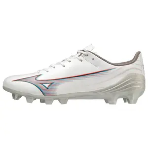 Mizuno Alpha FG Firm Ground Soccer Cleats for Men with Composite Material and Cushioning Trending Shoes, House White Official Shoes to Get / Maison Mihara