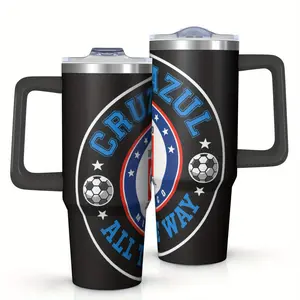 40 ounce stainless steel vacuum insulated and chilled handle cup, sports water cup, car water cup, cold and hot beverages, birthday gifts for boyfriends and girlfriends, colleagues, suitable for outdoor sports outdoorfun