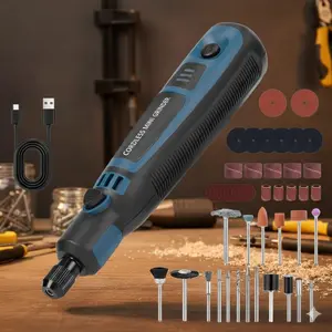 Portable Electric Engraver Pen, Cordless Rotary Tool, High-Speed USB Charging Micro Grinder Kit for Jewelry Polishing, Metal Engraving, DIY Craft & Home Repair. Professional Precision Tool for Stone, Gem, Model Making & Mini Polishing.