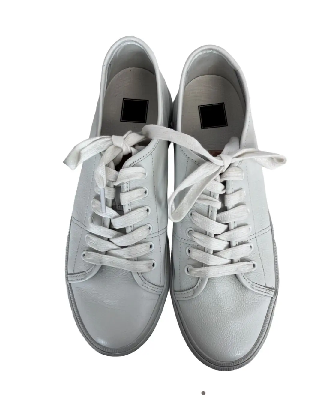 FRYE White Leather Sneakers (Size 7.5)