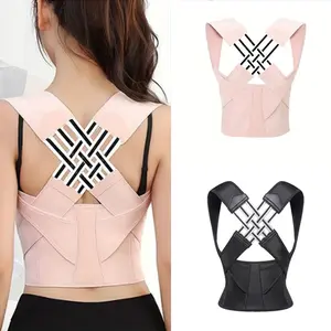 Waist Trainer Belt Posture Corrector Correct Bad Posture Improve Hunchback Back Support Shoulder Brace Vest Unisex for Home Office Outdoor Medical Compression Support