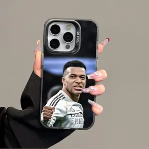 Mbappé IPhone 17 Promax Phone Case Anti Drop Protective Case Suitable For iphone 16 15 14 13 SAMSUNG S25 24 23 22 ULTRA Acrylic Football Phone Case