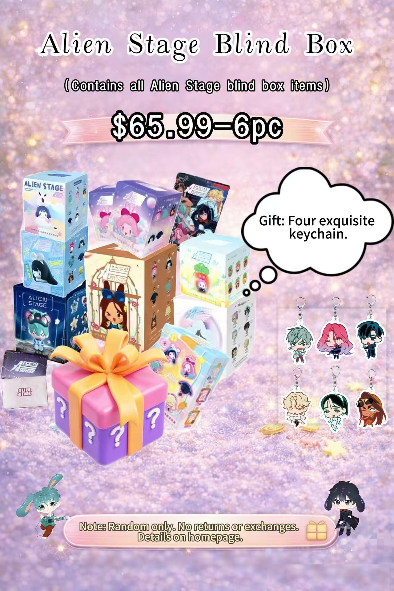 Alien Stage Blind Box Gift Set Series – IvanTill, MiziSua, Hyuluka Mystery Plush Set for Fans & Collectors