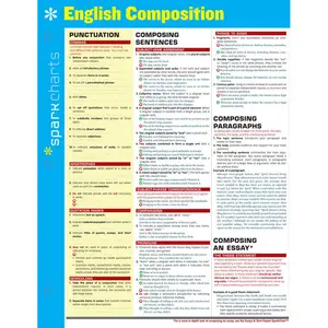 English Composition SparkCharts by SparkNotes [Hardcover Book]