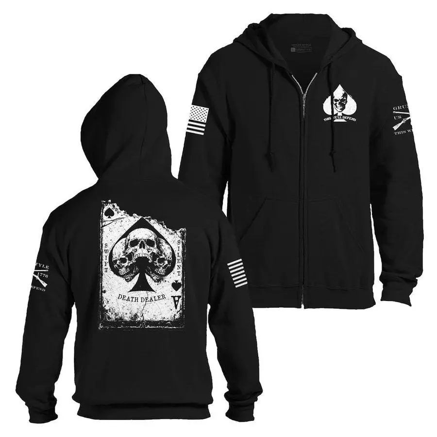 Death Dealer Full-Zip Hoodie - Black