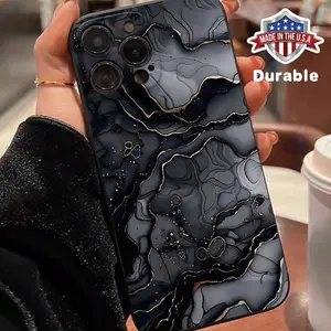 Marble Pattern Phone Case, Anti-drop Cellphone Protective Case, Total Protective Shockproof Mobile Phone Cover for iPhone 11 12 13 14 15 16 Pro Max/Pro/Plus Protection Protector Astronaut Durable