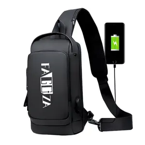 Fagoza Unisex Anti Theft Large-capacity Crossbody Sling Bag