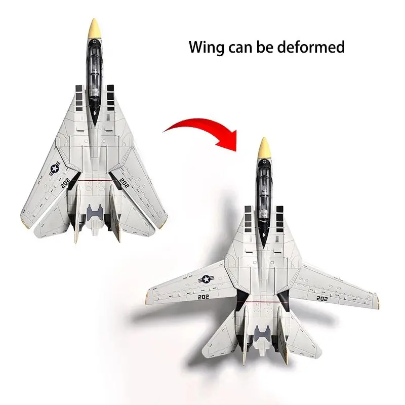 DIY Fighter Jet Building Blocks Set - F-22, F-14, B-2 Stealth Aircraft Mechanical Model Kit, STEM Toy for DIY Projects, Creative Gift for 6+ Years Old Kids