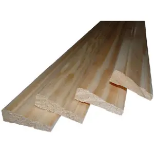 Alexandria Moulding 0W327-20084C1 7 ft. Solid Pine Ranch Trim Casing - Pack of 4