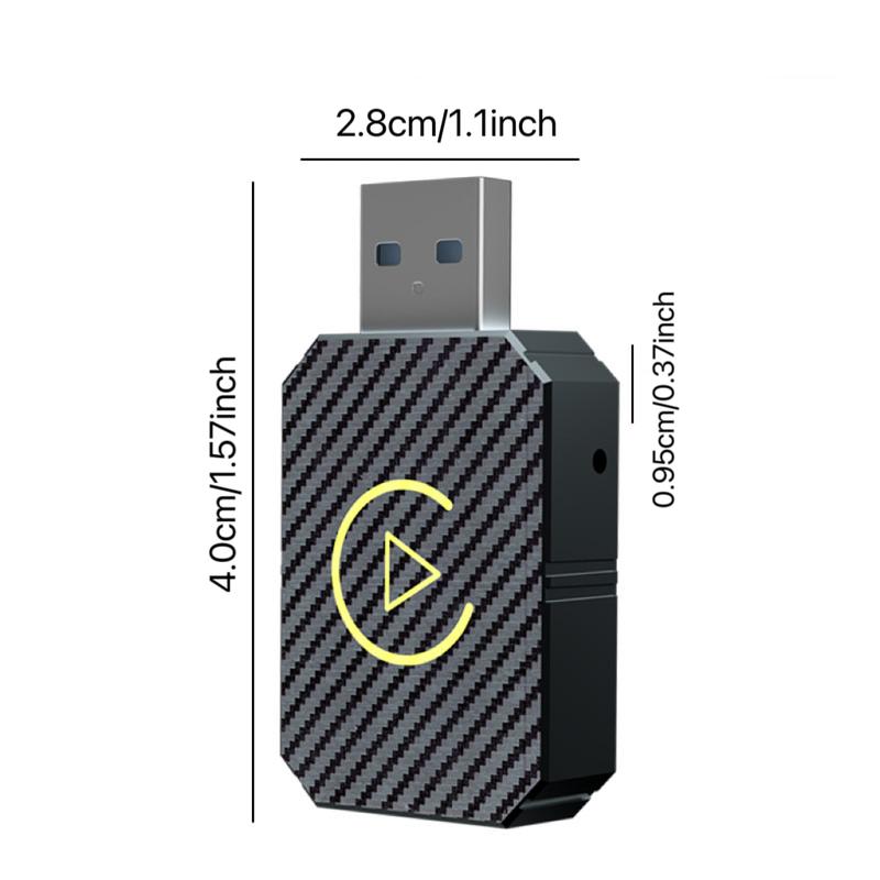 Wireless CarPlay adapter small car play dongle mini CarPlay wireless adapter for Apple for iPhone iOS 11 + for OEM wired car model 2017 +